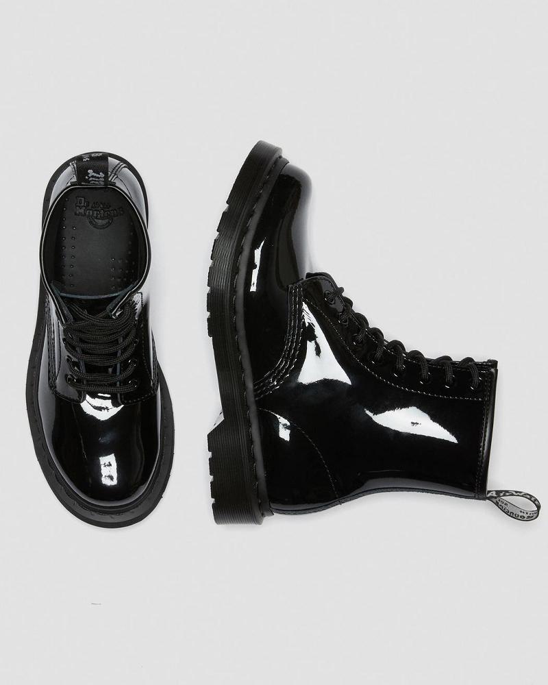 Dr Martens 1460 Mono Lak Læder Snørestøvler Dame Sort | DK 170NWY